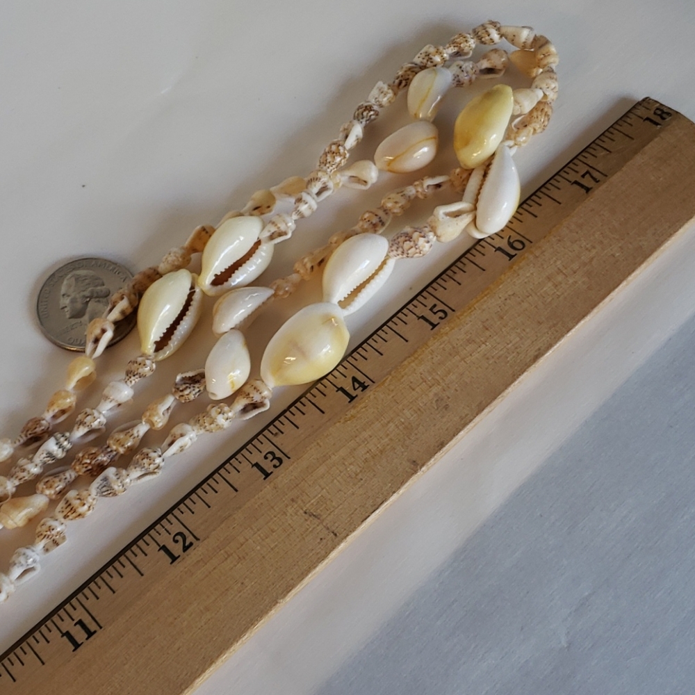 Shell Necklace Double Strand - image 4